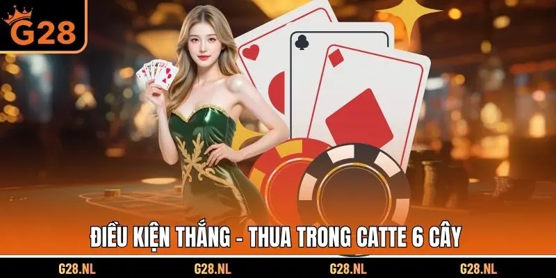 Điều kiện thắng – thua trong Catte 6 cây