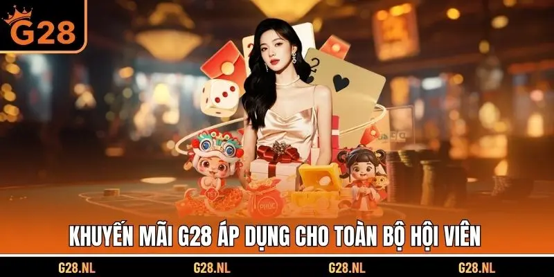 Khuyến mãi G28 áp dụng cho toàn bộ hội viên