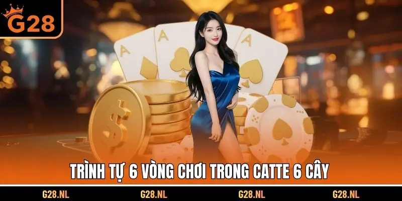 Trình tự 6 vòng chơi trong Catte 6 cây